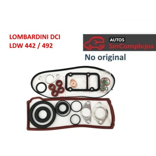 CONJUNTO DE PARTE ALTA LOMBARDIN DCI 444 / 492. NO ORIGINAL.