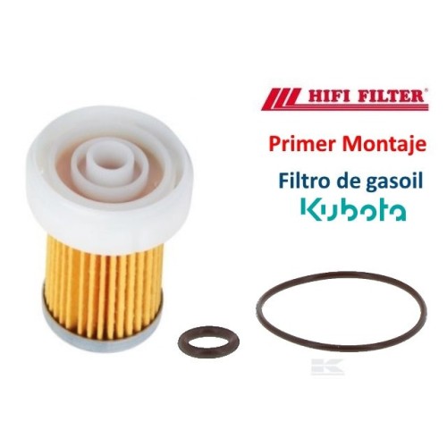 FILTRO DE GASOIL MOTOR KUBOTA Z402 - Z482. 6A32059930