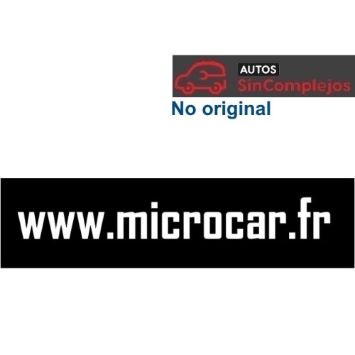 ADHESIVO PEGATINA WWW.MICROCAR.FR. NO ORIGINAL.