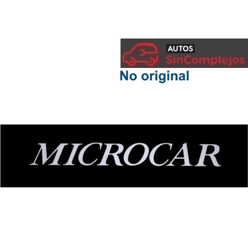 ADHESIVO PEGATINA PARAGOLPES DELANTERO