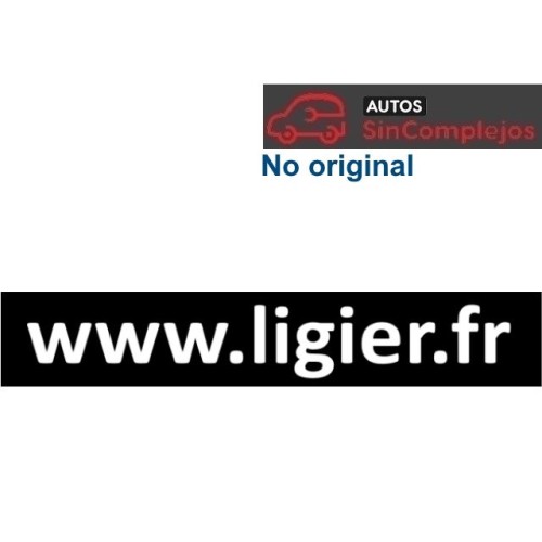 ADHESIVO PEGATINA PARAGOLPES DELANTERO LIGIER IXO