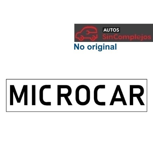 ADHESIVO PEGATINA PARAGOLPES MICROCAR