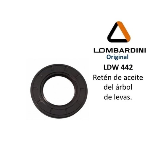 RETEN DE ACEITE DEL ARBOL DE LEVAS LOMBARDINI LDW 442 DCI. ORIGINAL.
