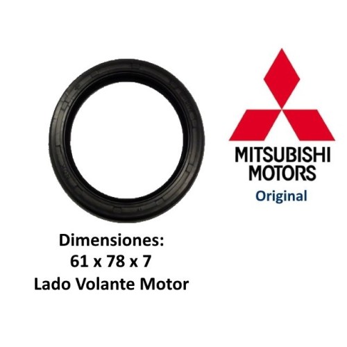 RETEN CIGÜEÑAL LADO VOLANTE MITSUBISHI L2E. ORIGINAL