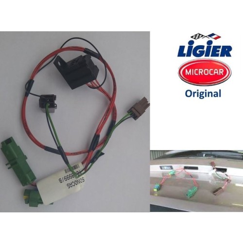 CABLEADO DE MATRICULA DE PORTON M.GO1/2. ORIGINAL.