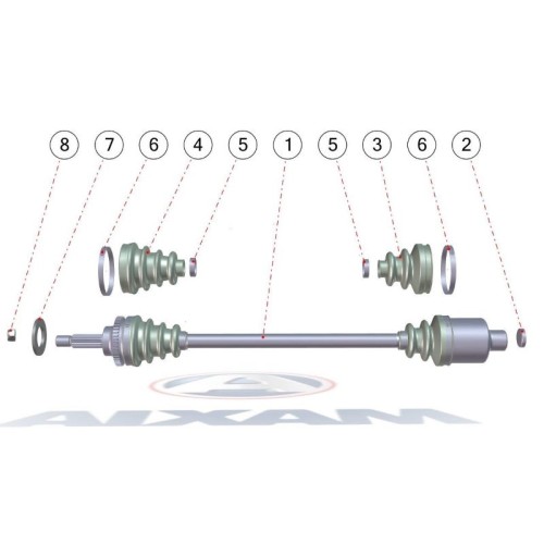 DESPIECE TRANSMISION AIXAM 2010 / 2020