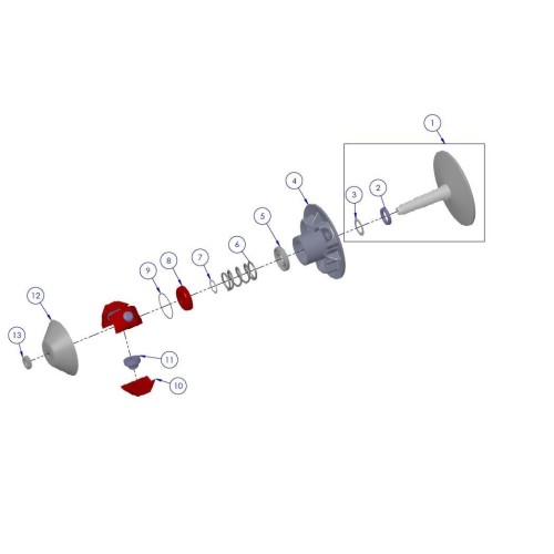 DESPIECE VARIADOR DE MOTOR AIXAM 2016 / 2020