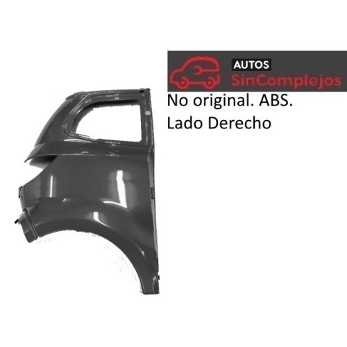 PASO RUEDA DELANTERO DERECHO EN ABS AIXAM EMOTION 2020