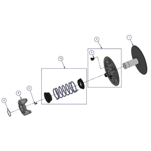 DESPIECE VARIADOR DE CAJA CAMBIO AIXAM S9526