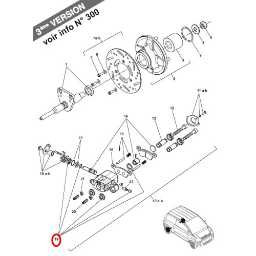 CONJUNTO DE REPARACION DE PINZAS TRASERAS MC