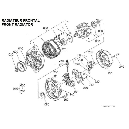 DESPIECE ALTERNADOR Z482 3