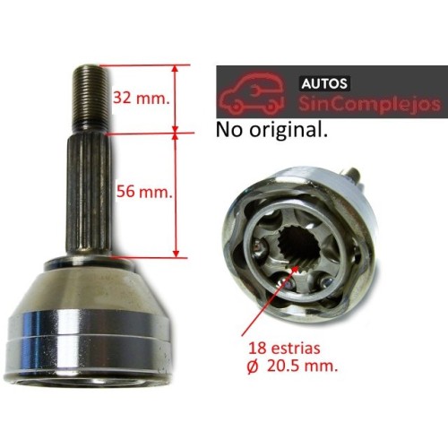 JUNTA HOMOCINÉTICA DE TRANSMISION LADO RUEDA
