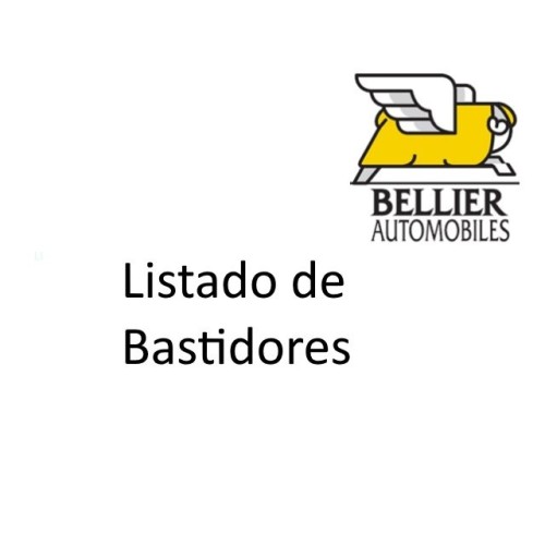 LISTADO DE BASTIDORES BELLIER