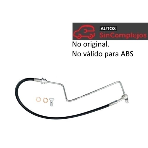 LATIGUILLO DE FRENO DELANTERO IZQUIERDO. AIXAM 2013/16/20. 6AY418. NO ORIGINAL. NO ABS
