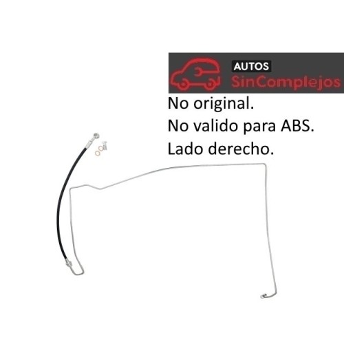 LATIGUILLO DE FRENO DERECHO. 620BF019. NO ORIGINAL. NO ABS