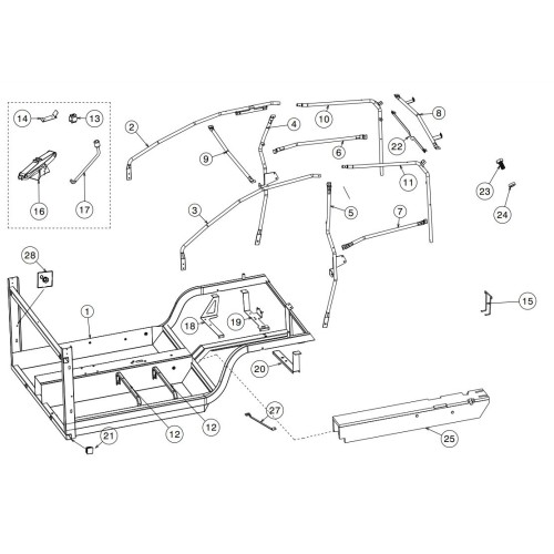 DESPIECE PLATAFORMA JDM ROXSY