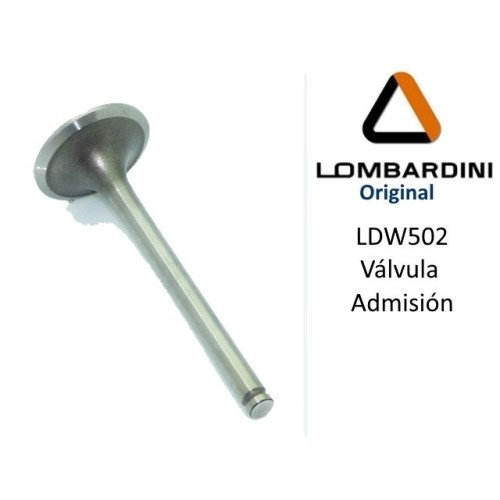 VALVULA DE ADMISIÓN LDW 502. 0640073. ORIGINAL