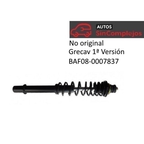AMORTIGUADOR DELANTERO GRECAV. NO ORIGINAL. 1ª VERSIÓN