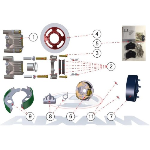 FRENOS D-TRUCK 400, D-TRUCK 2018