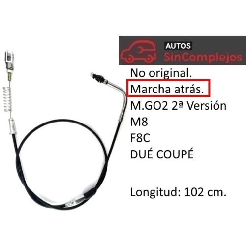 CABLE INVERSOR LIGIER / MICROCAR . MARCHA ATRÁS. 1400649.