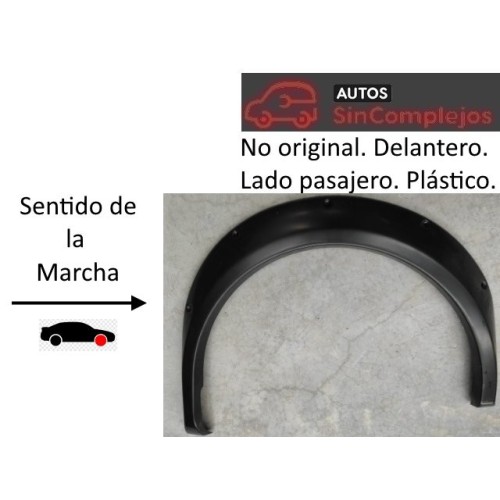 ALETÍN DELANTERO DERECHO EN PLÁSTICO ABS AIXAM