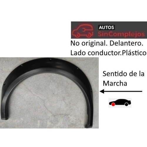 ALETÍN DELANTERO DERECHO EN PLÁSTICO ABS AIXAM