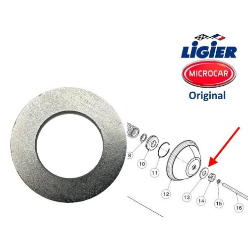 ARANDELA DE LA CAMPANA DE VARIADOR MOTOR IBC. ORIGINAL. 0782085