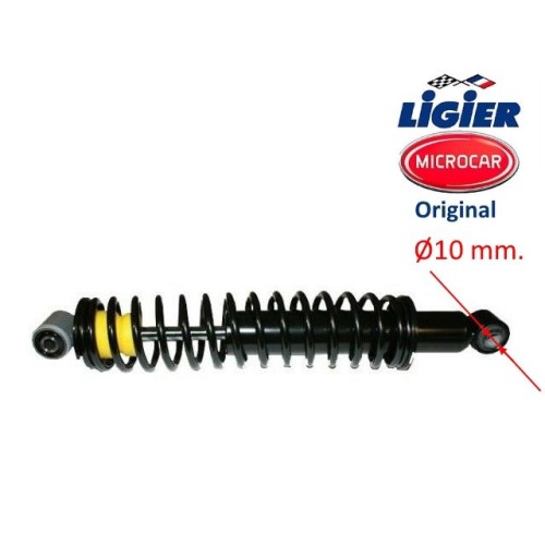 AMORTIGUADOR DE SUSPENSION TRASERA MICROCAR MC. 10 MM. NO ORIGINAL.1003107.
