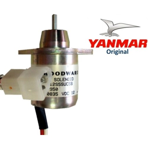 ORIGINAL. SOLENOIDE PARO MOTOR YANMAR.