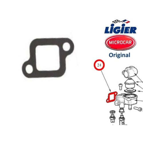 JUNTA TERMOSTATO DE BLOQUE LOMBARDINI LDW502. ORIGINAL.