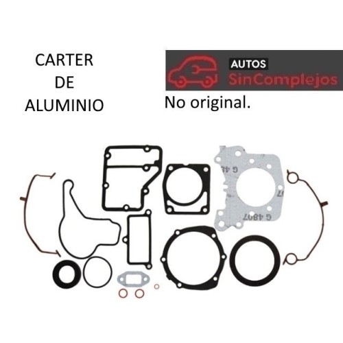 PARTE BAJA CARTER ALUMINIO. NO ORIGINAL.