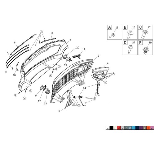 SOPORTE ANTINIEBLA IZQUIERDO JS50 SPORT