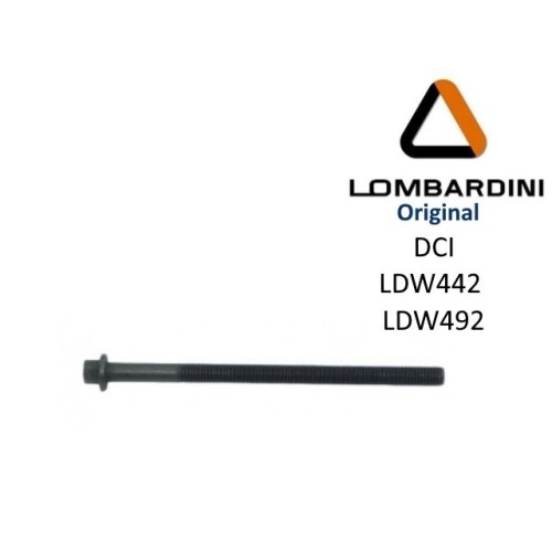 TORNILLO DE CULATA LOMBARDINI LDW442 / LDW492 DCI. ORIGINAL. 1010400