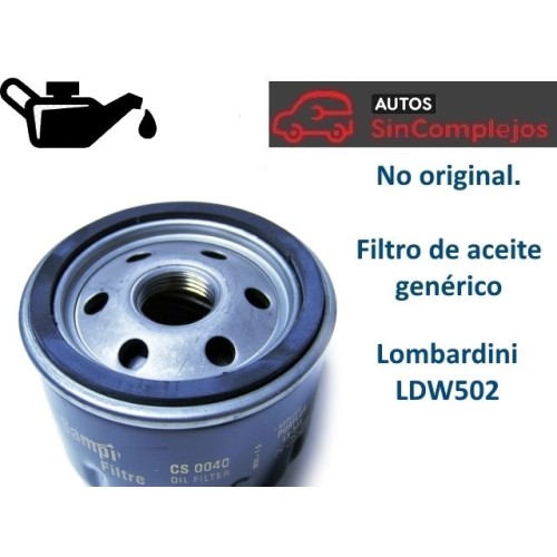 FILTRO ACEITE MOTOR GENERICO