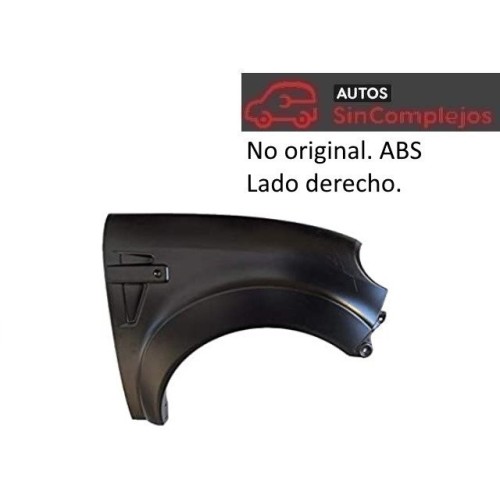 ALETA DELANTERA DERECHA EN PLÁSTICO ABS