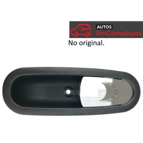 MANETA TIRADOR INTERIOR CROMADA LIGIER / MICROCAR / DUE. NO ORIGINAL.