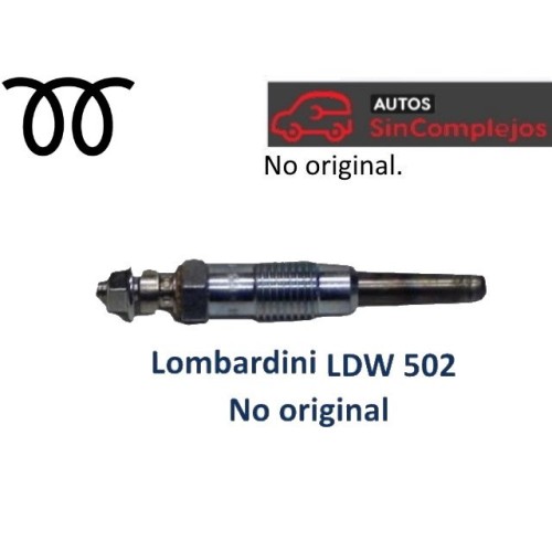 LDW 502. NO ORIGINAL. BUJÍA PRECALENTAMIENTO LOMBARDINI.