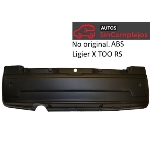 PARAGOLPES O DEFENSA TRASERA EN PLÁSTICO ABS