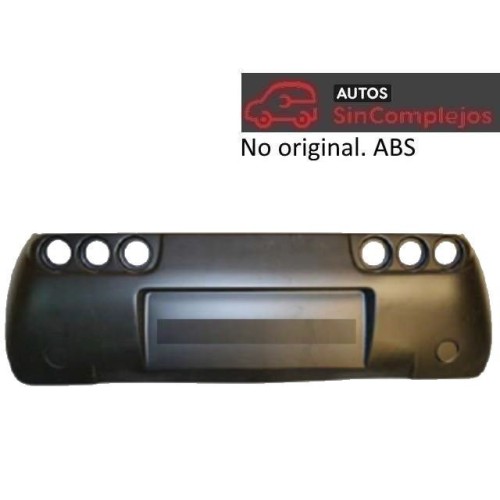 PARAGOLPES O DEFENSA TRASERA EN PLÁSTICO ABS