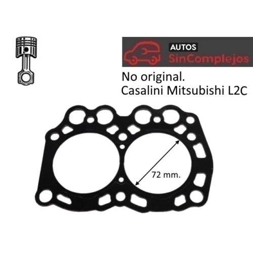JUNTA CULATA MOTOR MITSUBISHI. 70 mm.