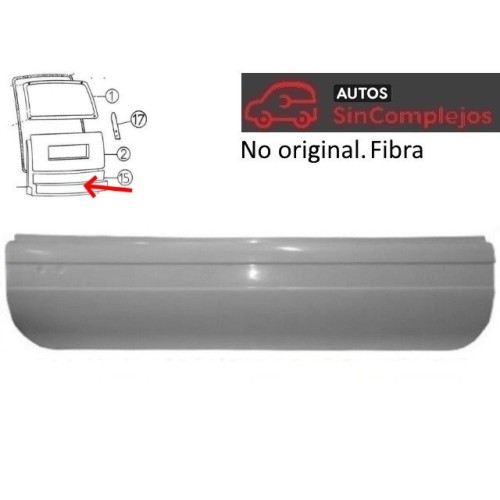 PANEL SUPERIOR PORTON EN FIBRA 500.4