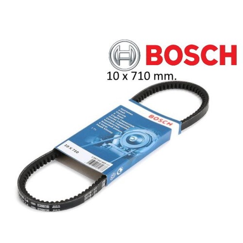 CORREA DE VENTILADOR O ALTERNADOR 10 x 710 mm. 1409781. BOSCH