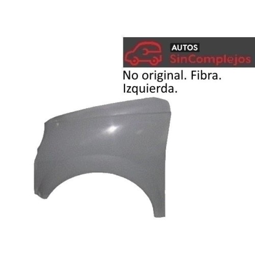 ALETA DELANTERA IZQUIERDA EN FIBRA AIXAM / MINAUTO 2005. 7AA013.