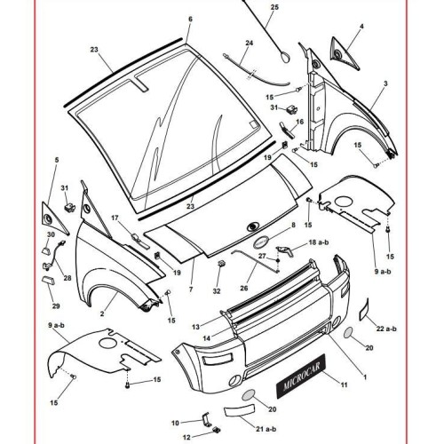 CAPÓ MOTOR EN ABS MC. 1º MODELO