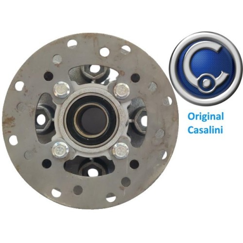 BUJE CON DISCO DE FRENO TRASERO CASALINI / M500 Ø150 mm.