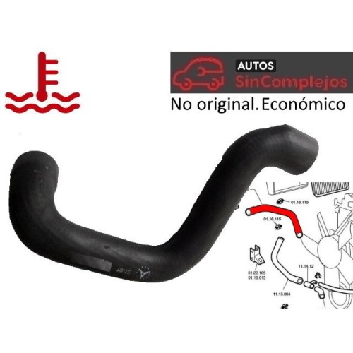 MANGUITO SUPERIOR RADIADOR AGUA