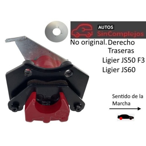 PINZA DE FRENO TRASERA IZQUIERDA LIGER JS50 F3 / JS60