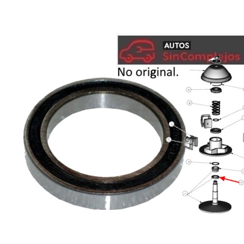 RODAMIENTO DE VARIADOR DE MOTOR. NO ORGINAL. 1002562