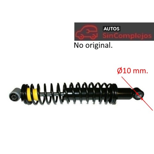 AMORTIGUADOR DE SUSPENSION TRASERA MICROCAR MC. 10 MM. NO ORIGINAL.1003107.