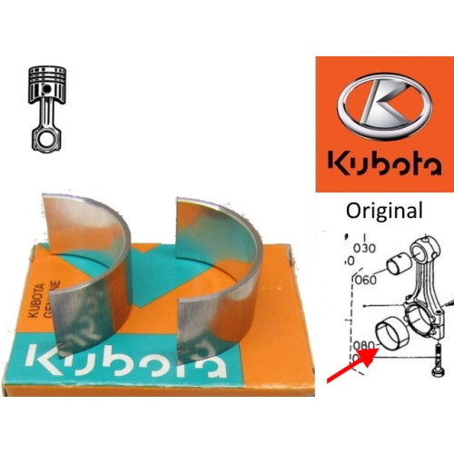 CASQUILLO DE BIELA DE MOTOR KUBOTA Z402 / Z482. 1586122314